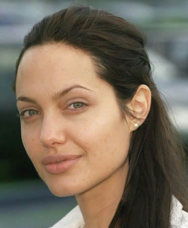 Angelina Jolie has the perfect face