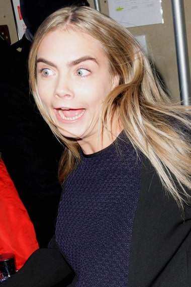 Did Cara Delevingne see a ghost?