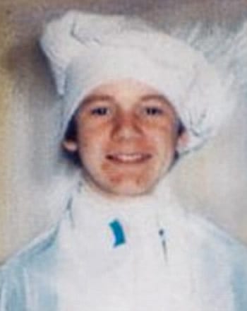 Gordon Ramsay's first chef hat and uniform