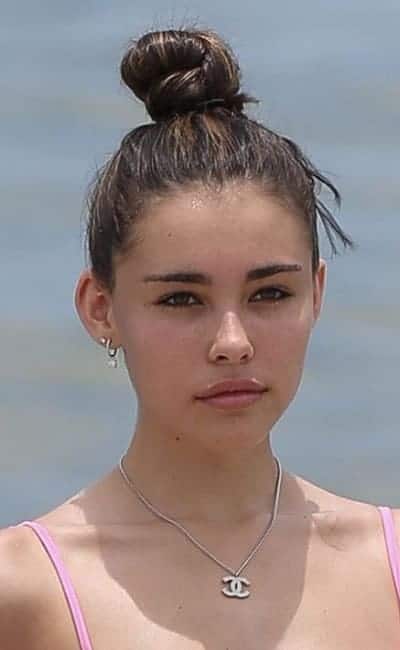 Madison Beer beach face