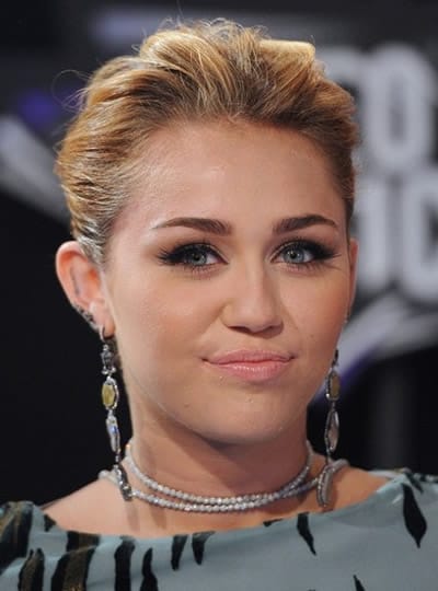 Miley Cyrus at the 2011 MTV VMAS