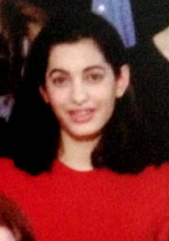 Amal Clooney looked like Kim Kardashian during her school years