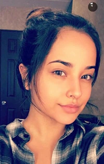 Becky G spare time selfie