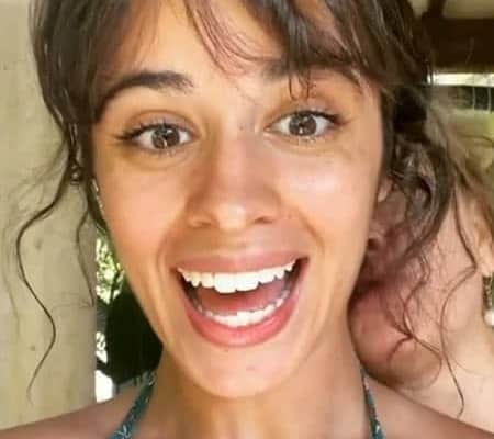 Camila Cabello cheeky selfie