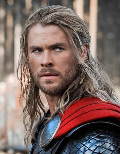 Chris Hemsworth is the handsome Thor
