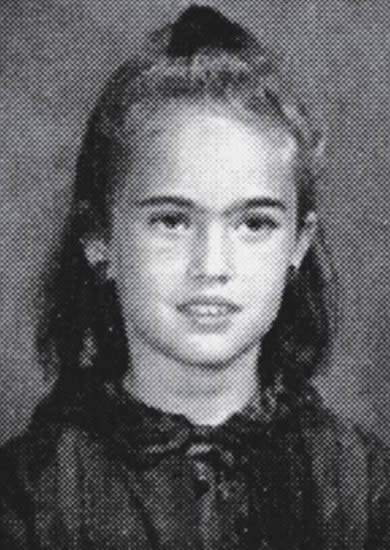 Megan Fox was a pretty girl in her childhood