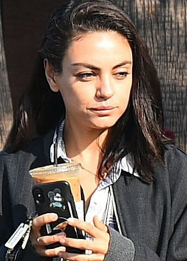 Mila Kunis needs a coffee