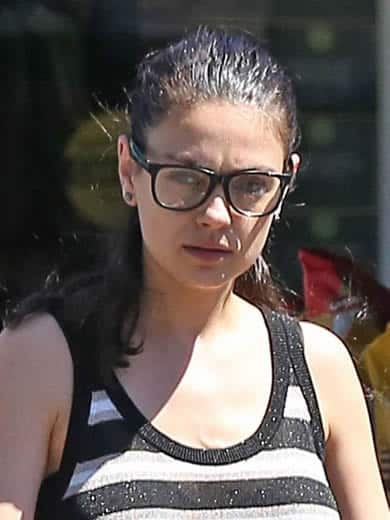 Mila Kunis with glasses
