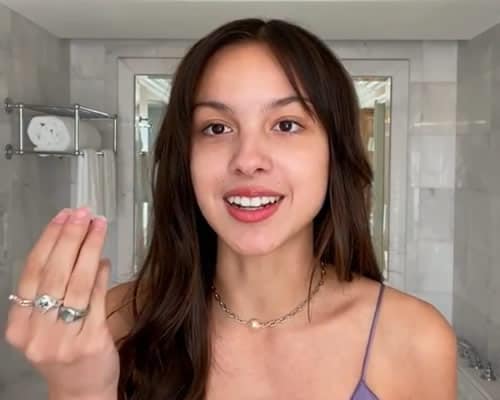 Olivia Rodrigo skin care routine