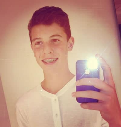 Shawn Mendes first selfie