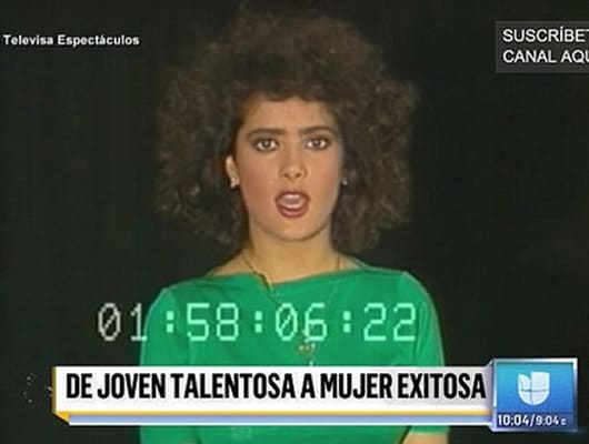 Salma Hayek first audition in acting