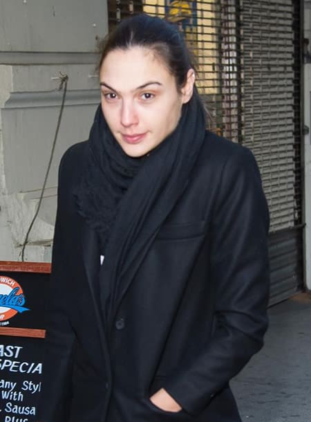 Gal Gadot out in the cold