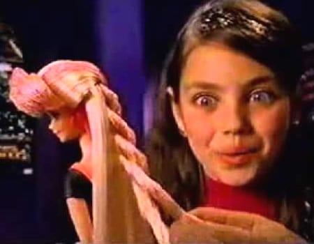 Mila Kunis first TV Barbie commercial