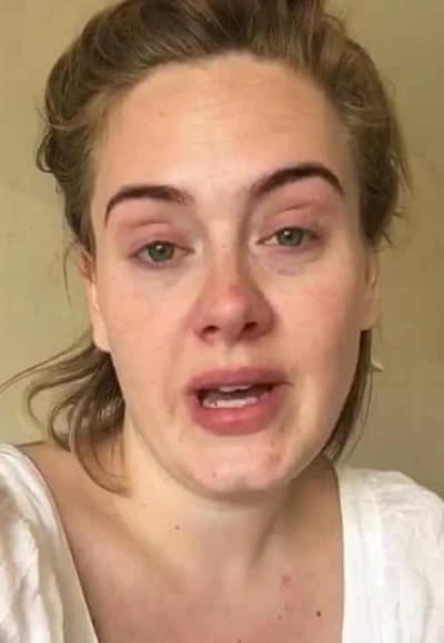Adele getting emotional