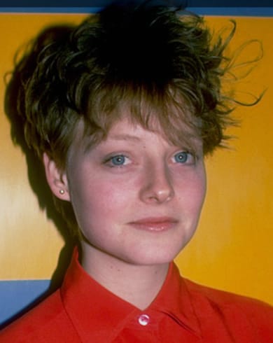 Jodie Foster with boy haircut