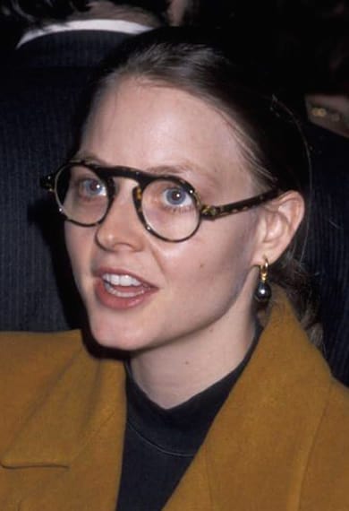 Jodie Foster with glasses