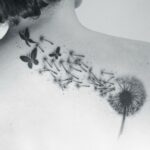 Dandelion and Butterflies Tattoo