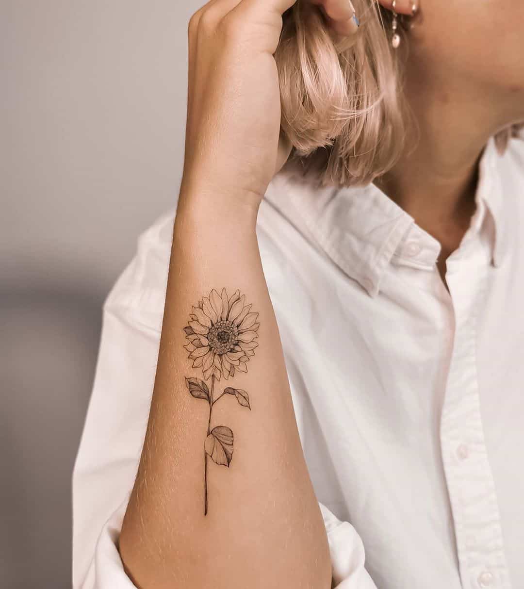 Sunflower Tattoos Meaning